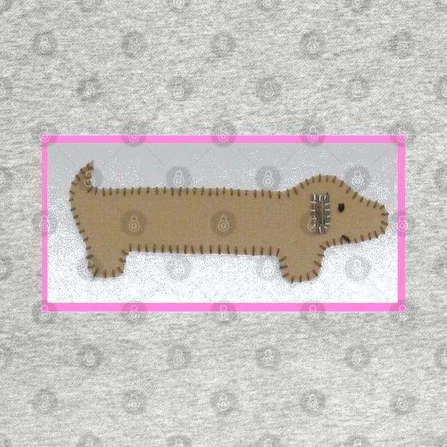 Excerpt from 2 Mini Dachshunds #3-Tan Pup by ErinBrieArt